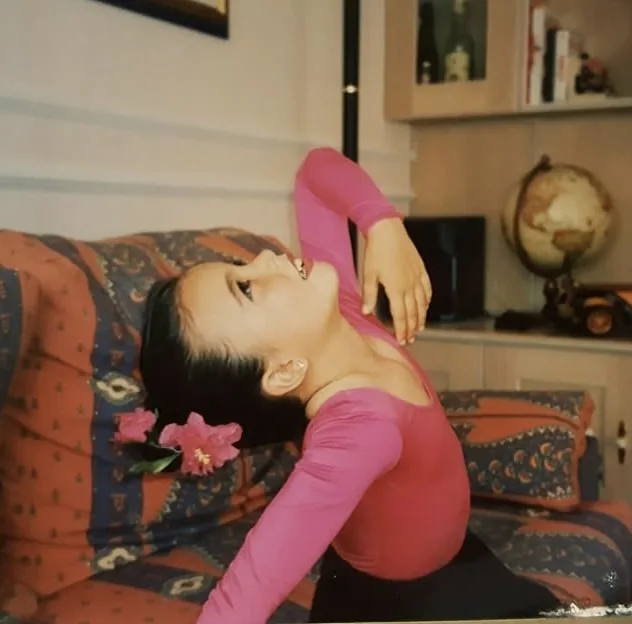 Mónica jako malá tanečnice